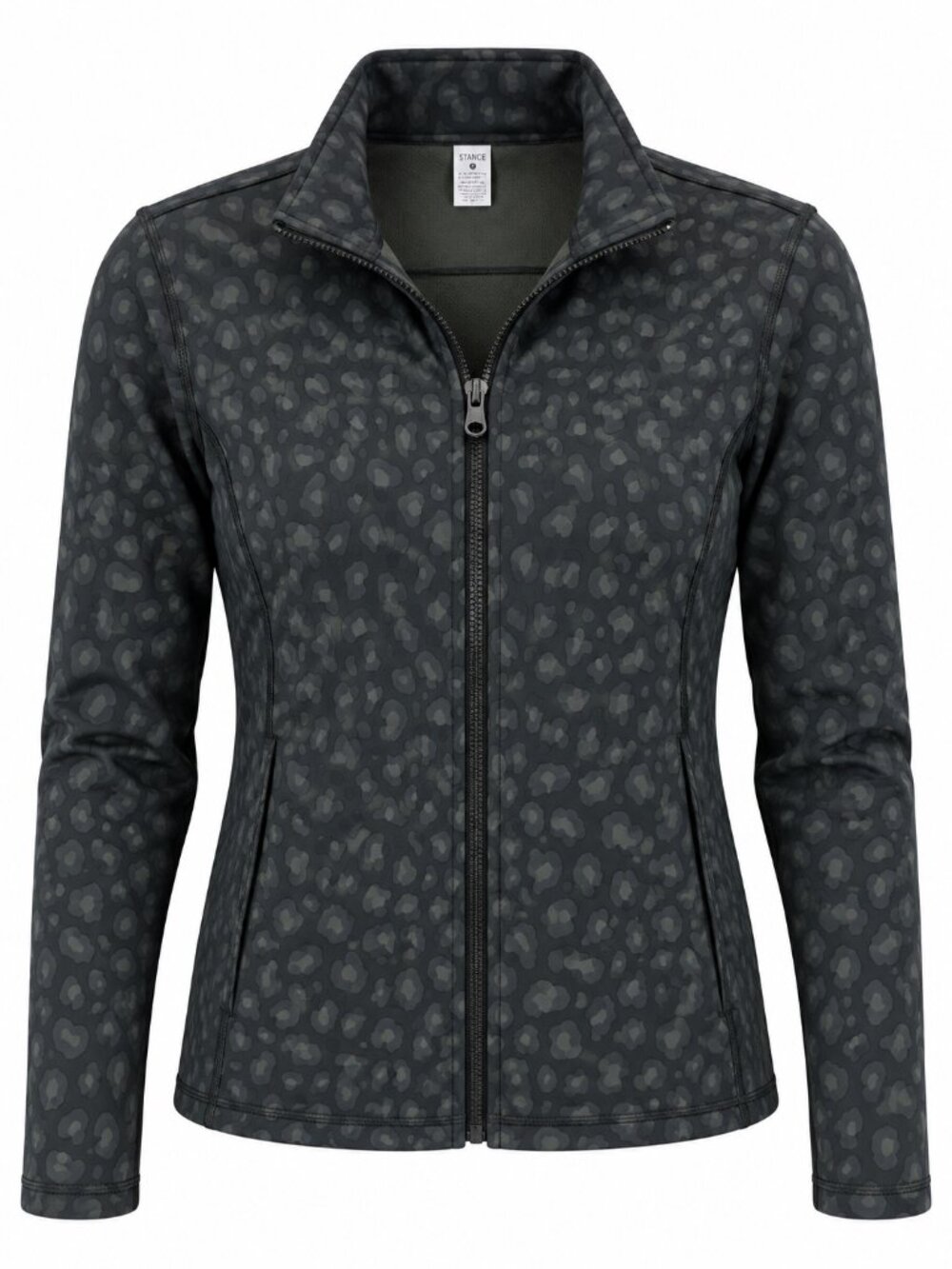 90 Degree by Reflex Women’s L Leopard Print Full Zip Athletic Jacket L